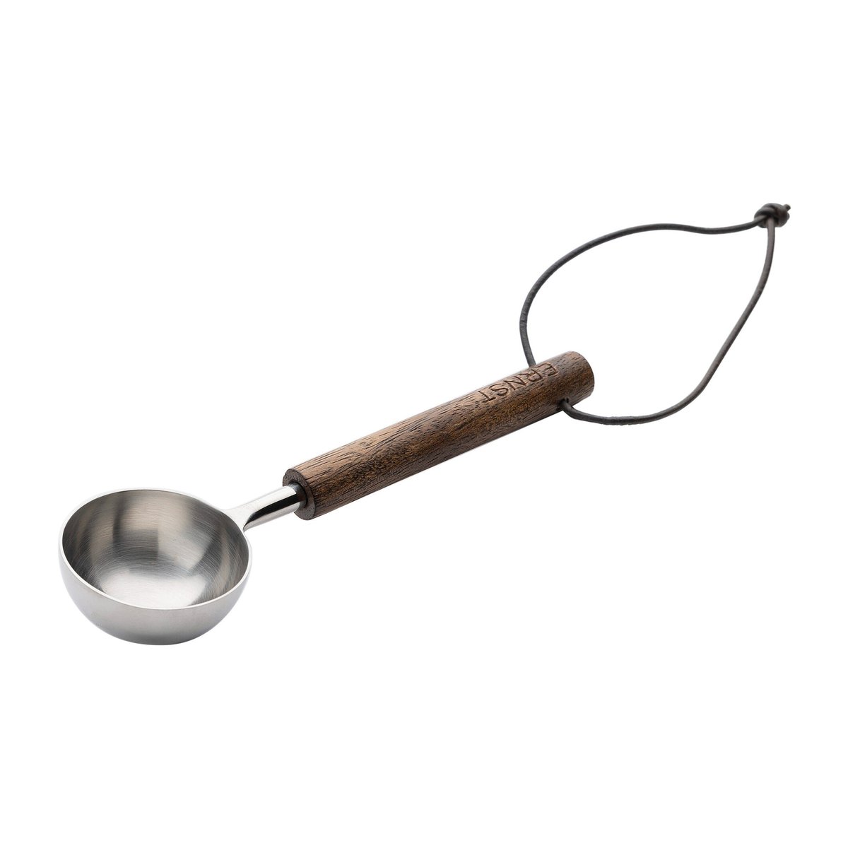 Ernst coffee measure with wooden handle Dark brown | Scandinavian Design | Measuring spoons, cups & jugs | Brown
