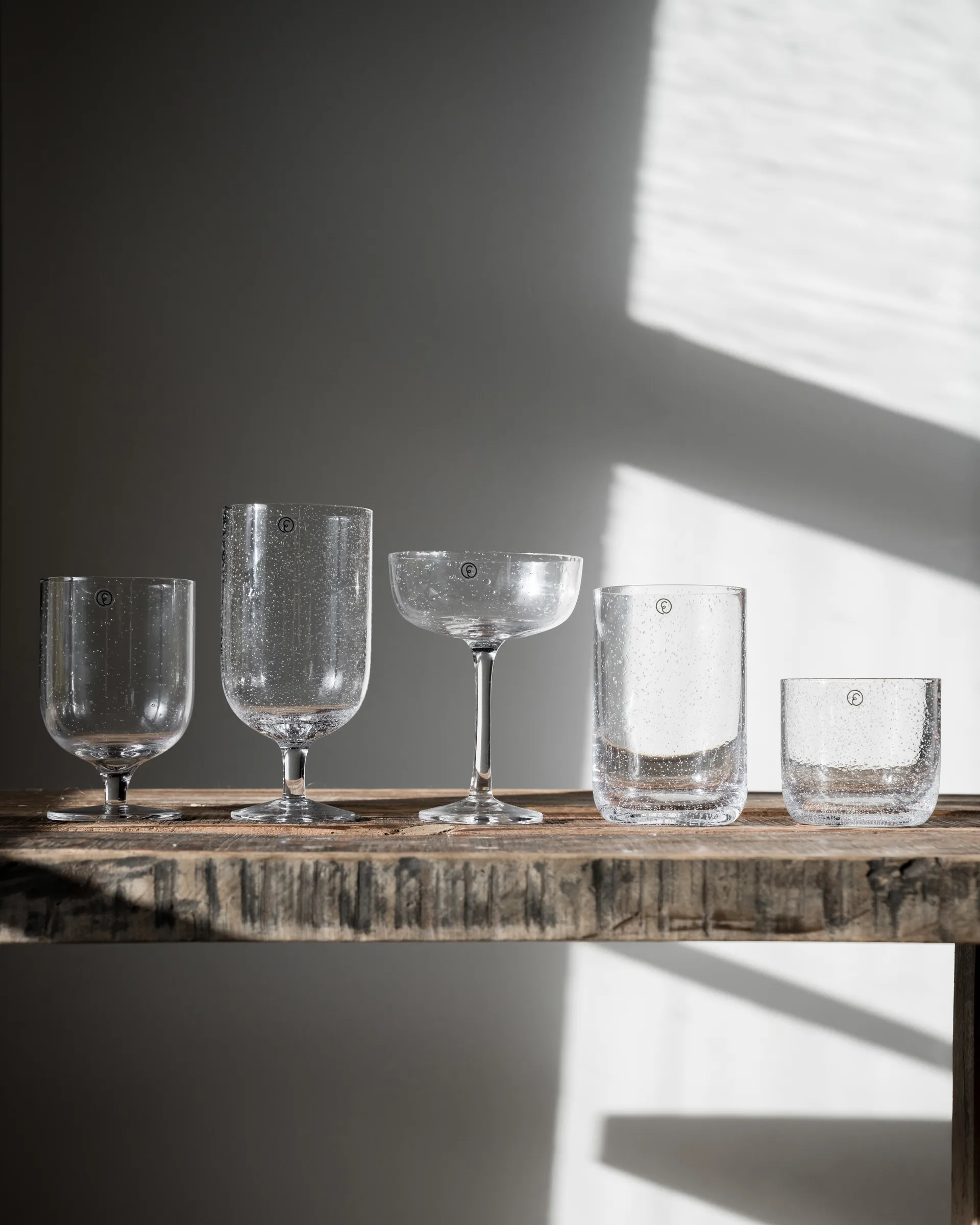 Ernst coupe glass bubbly glass 20 cl 2-pack, Clear ERNST