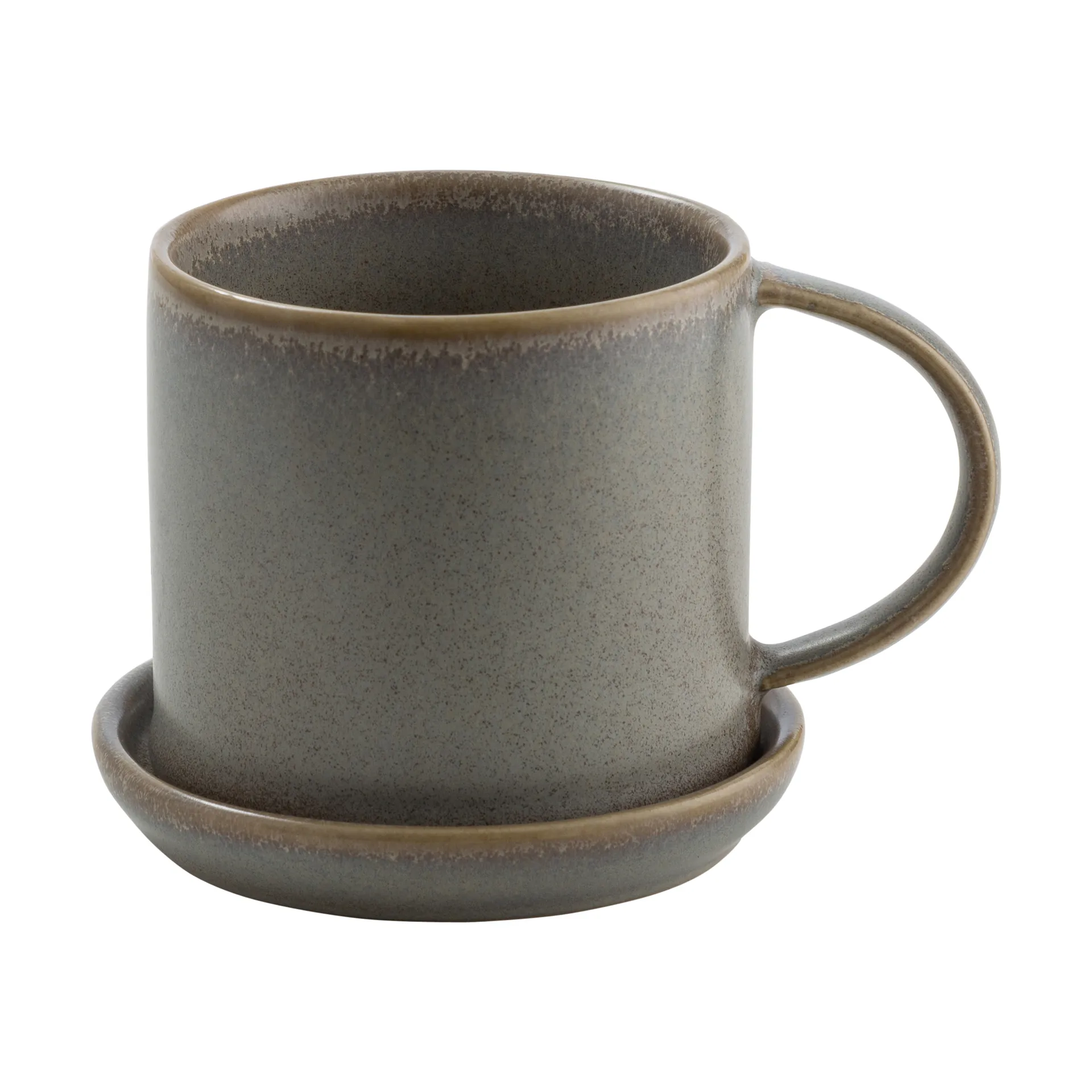 Ernst cup with saucer 7 cm, Grey ERNST