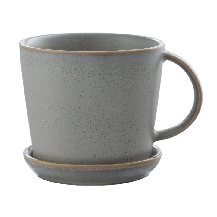 Ernst cup with saucer 8.5 cm - Grey - ERNST
