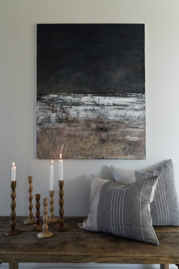Ernst cushion cover half-linen 40x60 cm - Gray-natural - ERNST