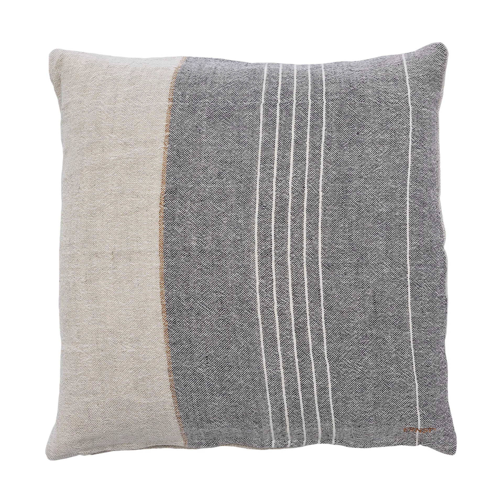 Ernst cushion cover half-linen 50x50 cm, Grey-natural ERNST