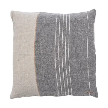 Ernst cushion cover half-linen 50x50 cm - Grey-natural - ERNST