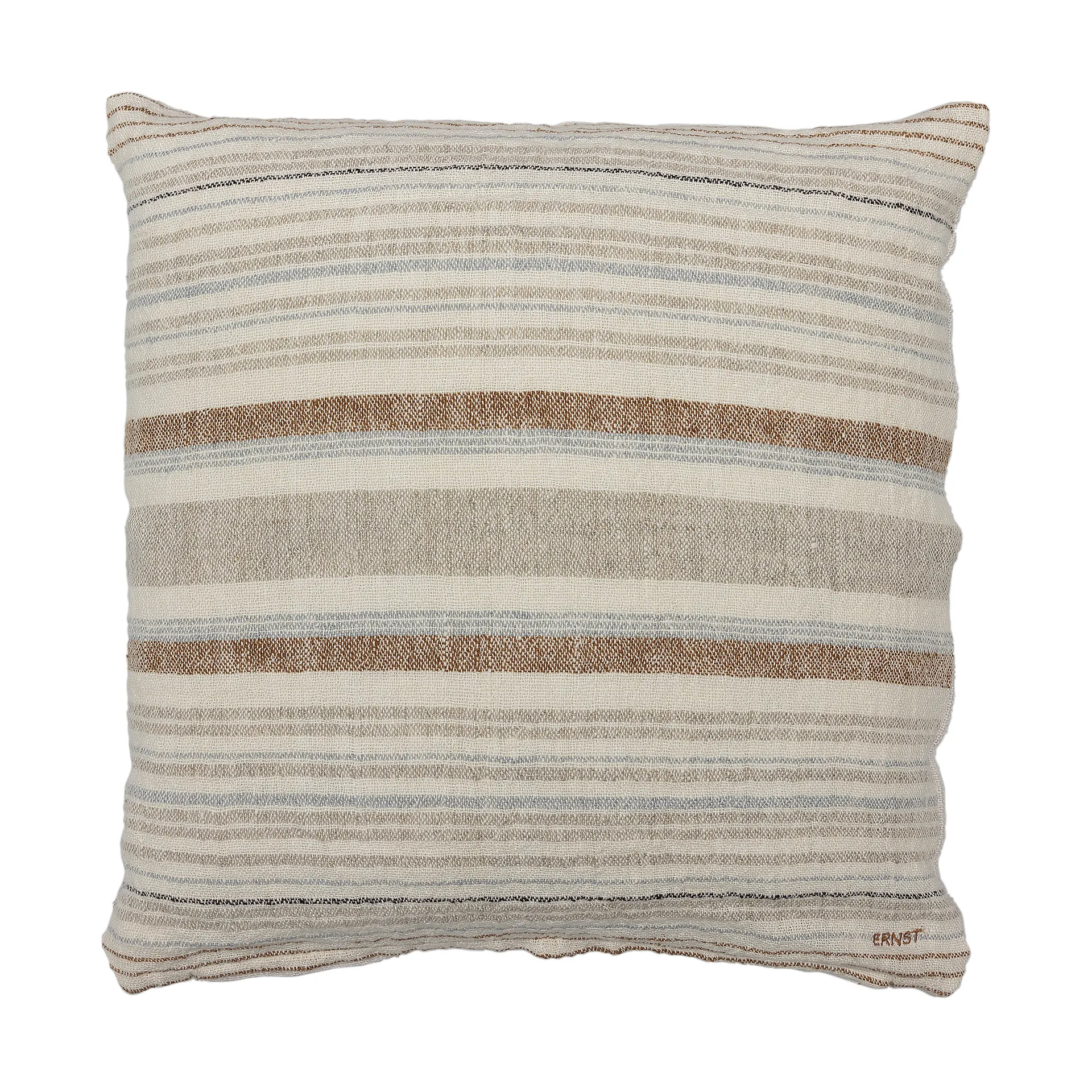 Ernst cushion cover half-linen 50x50 cm, Multi-light blue ERNST