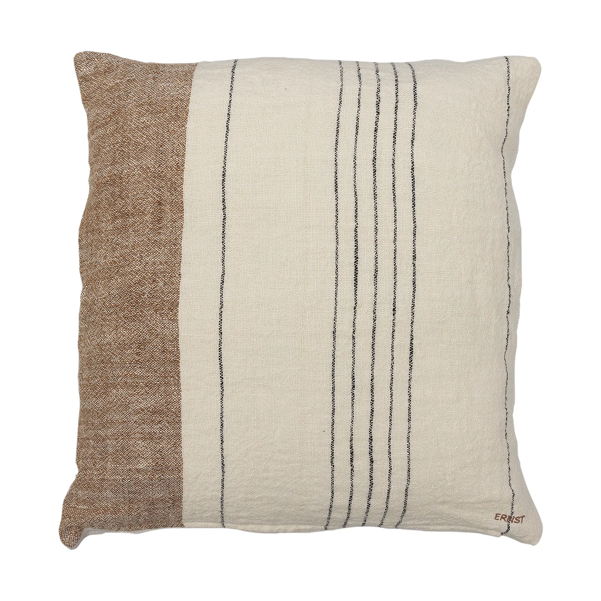Ernst cushion cover half-linen 50x50 cm, Multi-white ERNST