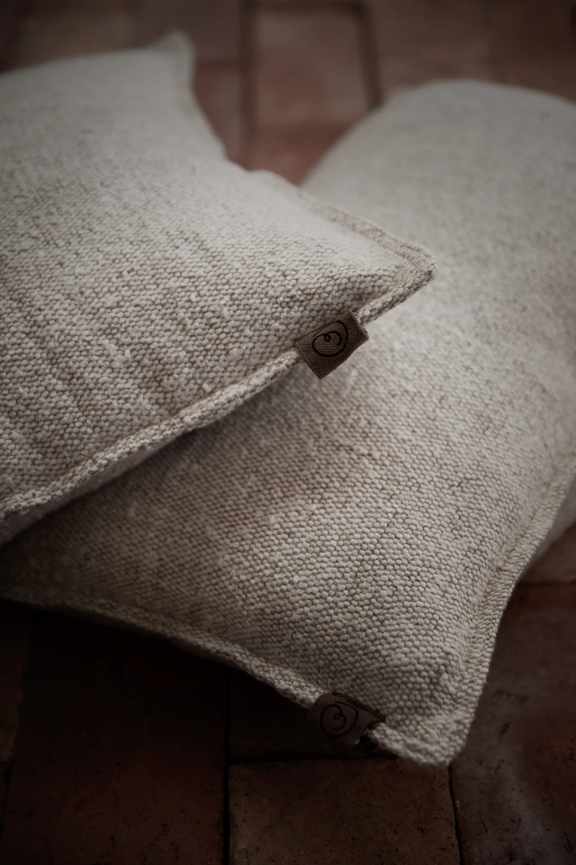 Ernst cushion cover linen-cotton 50x50 cm, Natural white ERNST