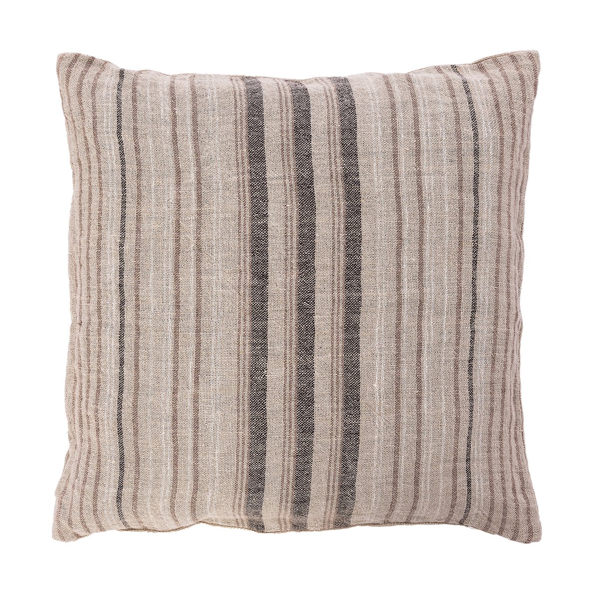 ERNST Ernst cushion cover linen-jute striped 50x50 cm
