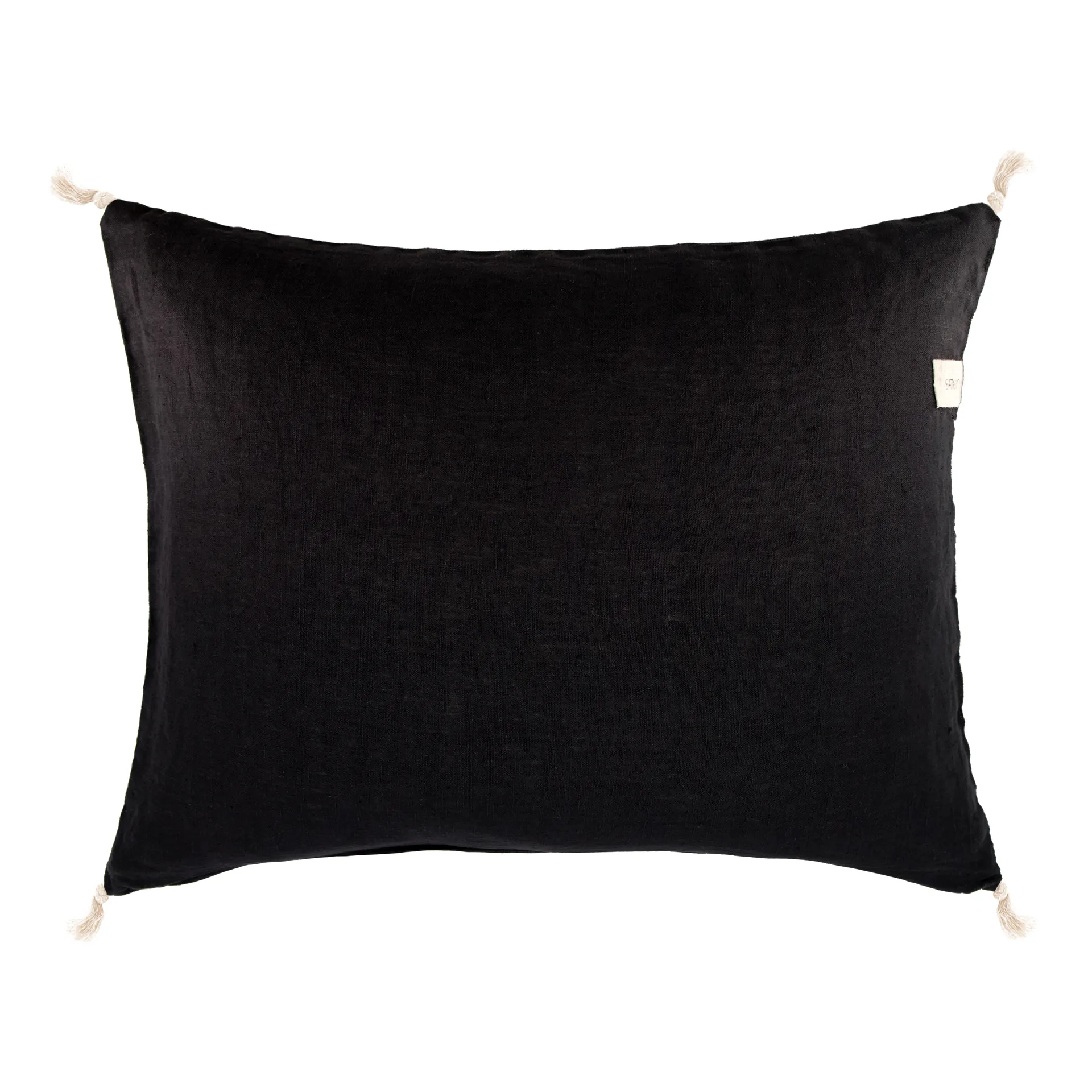 Ernst cushion cover with tassles 50 x 60 cm, Black ERNST