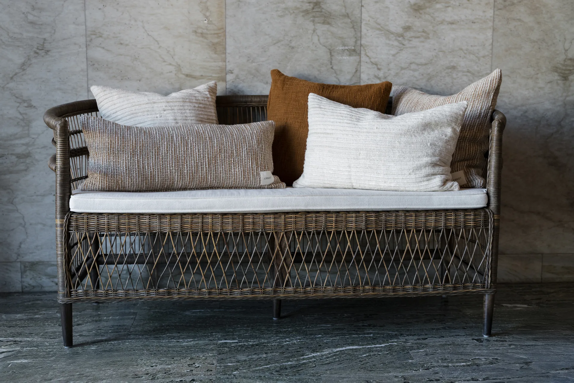 Ernst cushion cover with texture, Natural, 40x60 cm ERNST