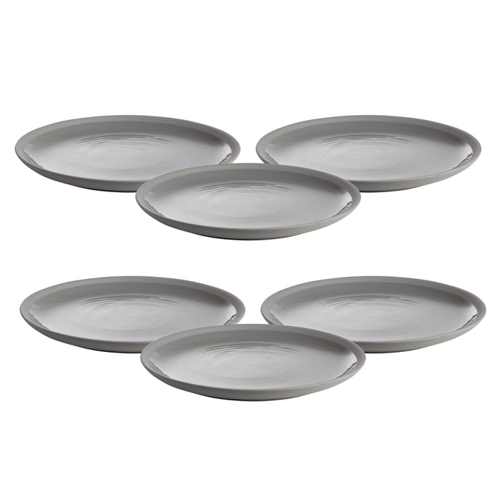 Ernst dinner plate stoneware 26 cm 6-pack - grey - ERNST