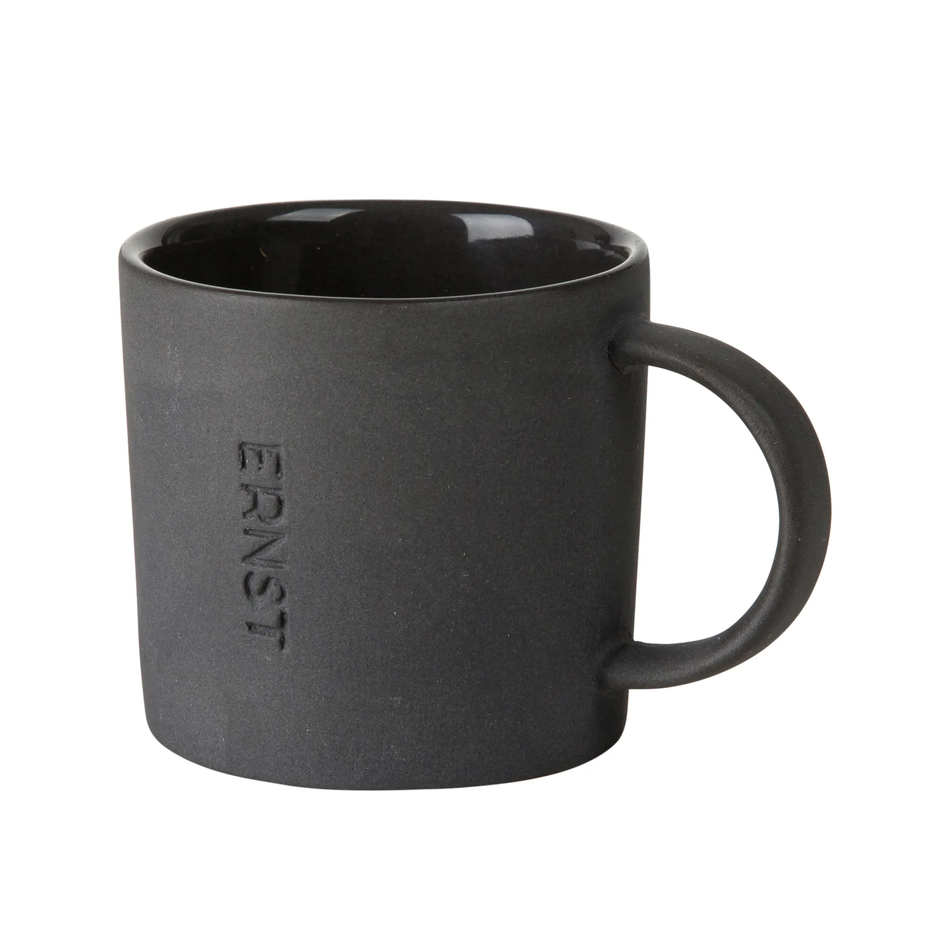 Ernst espresso cup stoneware 10 cl, Dark grey ERNST