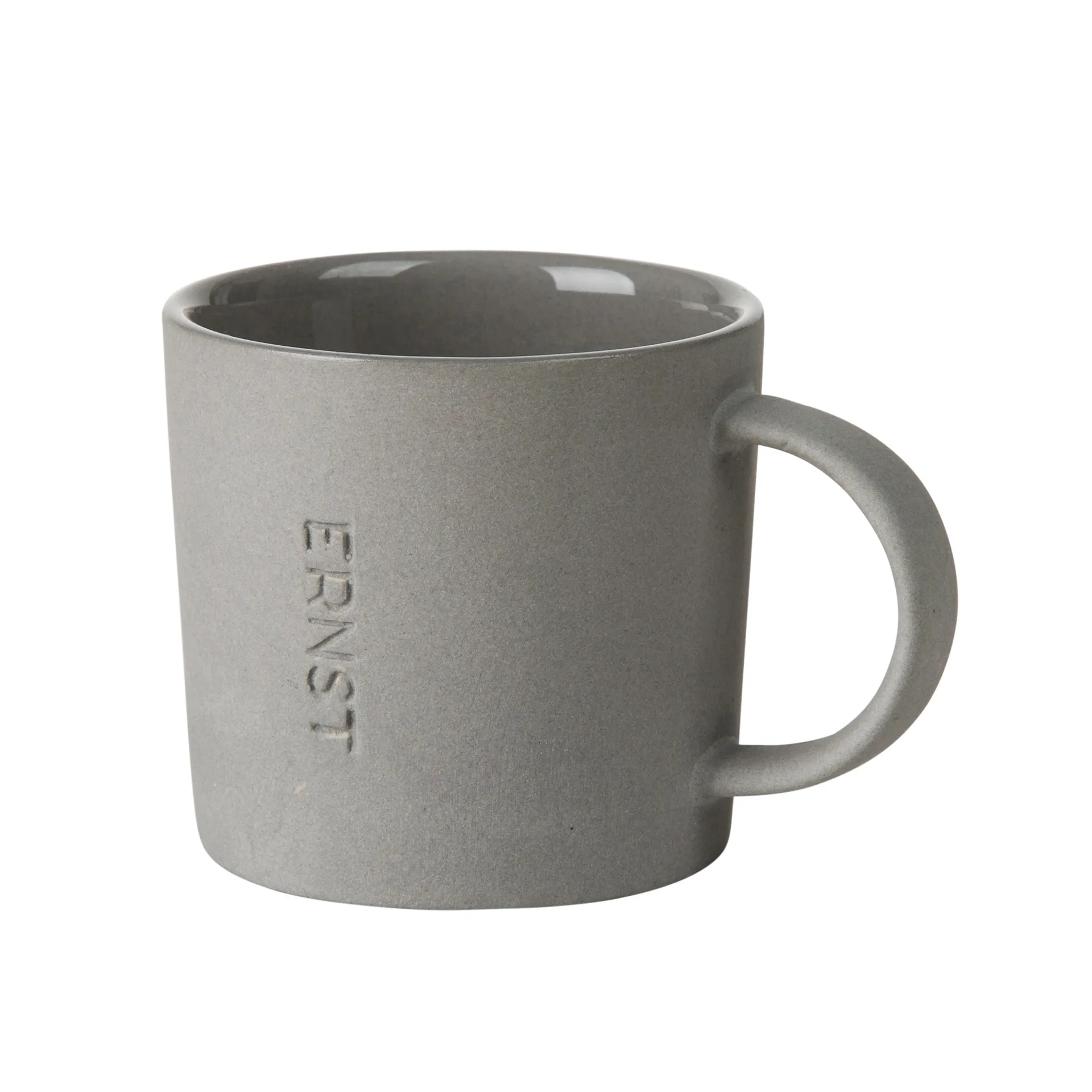 Ernst espresso cup stoneware 10 cl, grey ERNST