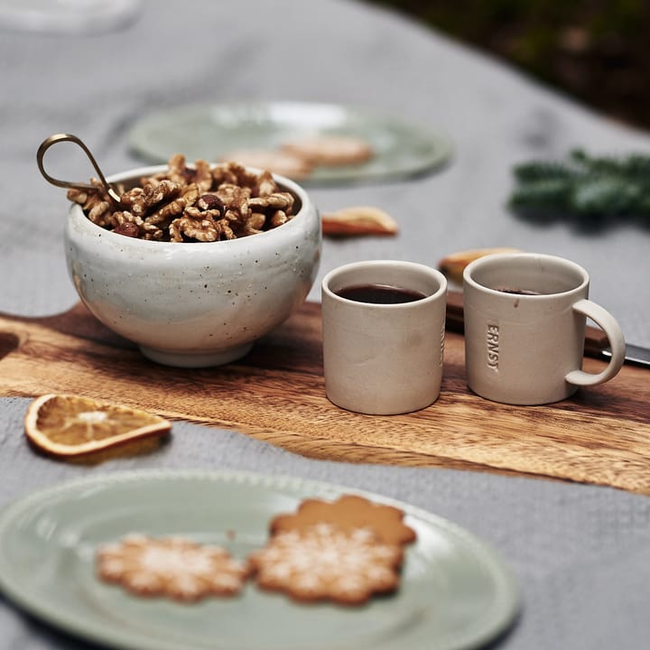 Ernst espresso cup stoneware 10 cl, nature white ERNST