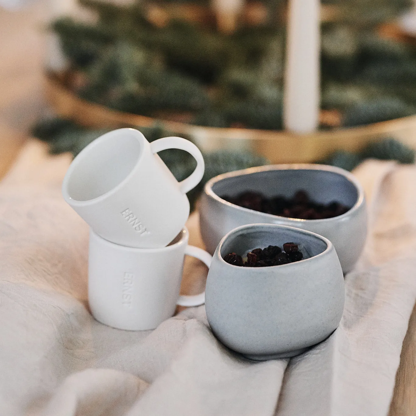 Ernst espresso cup stoneware 10 cl, white ERNST