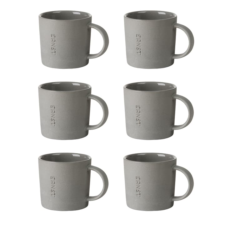Ernst espresso cup stoneware 6-pack - grey - ERNST