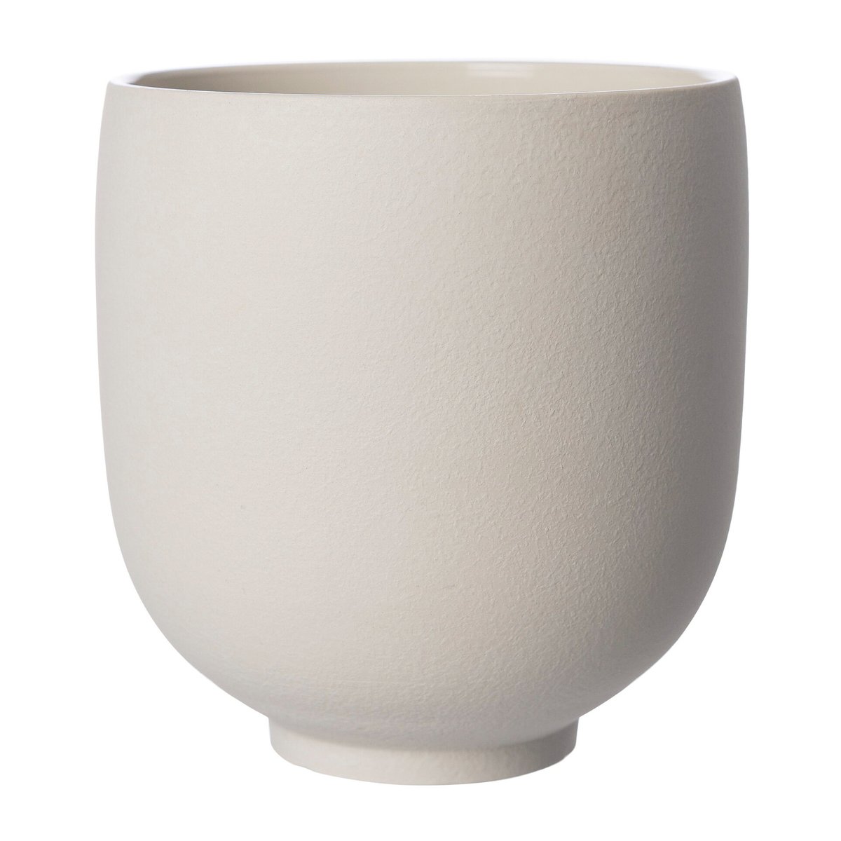 ERNST Ernst flower pot on foot natural white H21 cm Ø20 cm