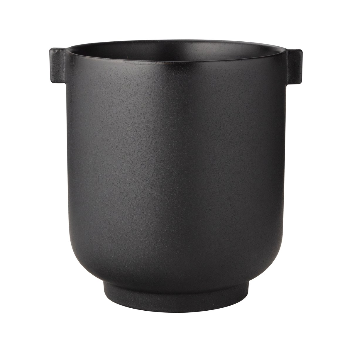 Ernst flower pot with handle black h22,5 cm o19 cm | Scandinavian Design | Flower pots | Black