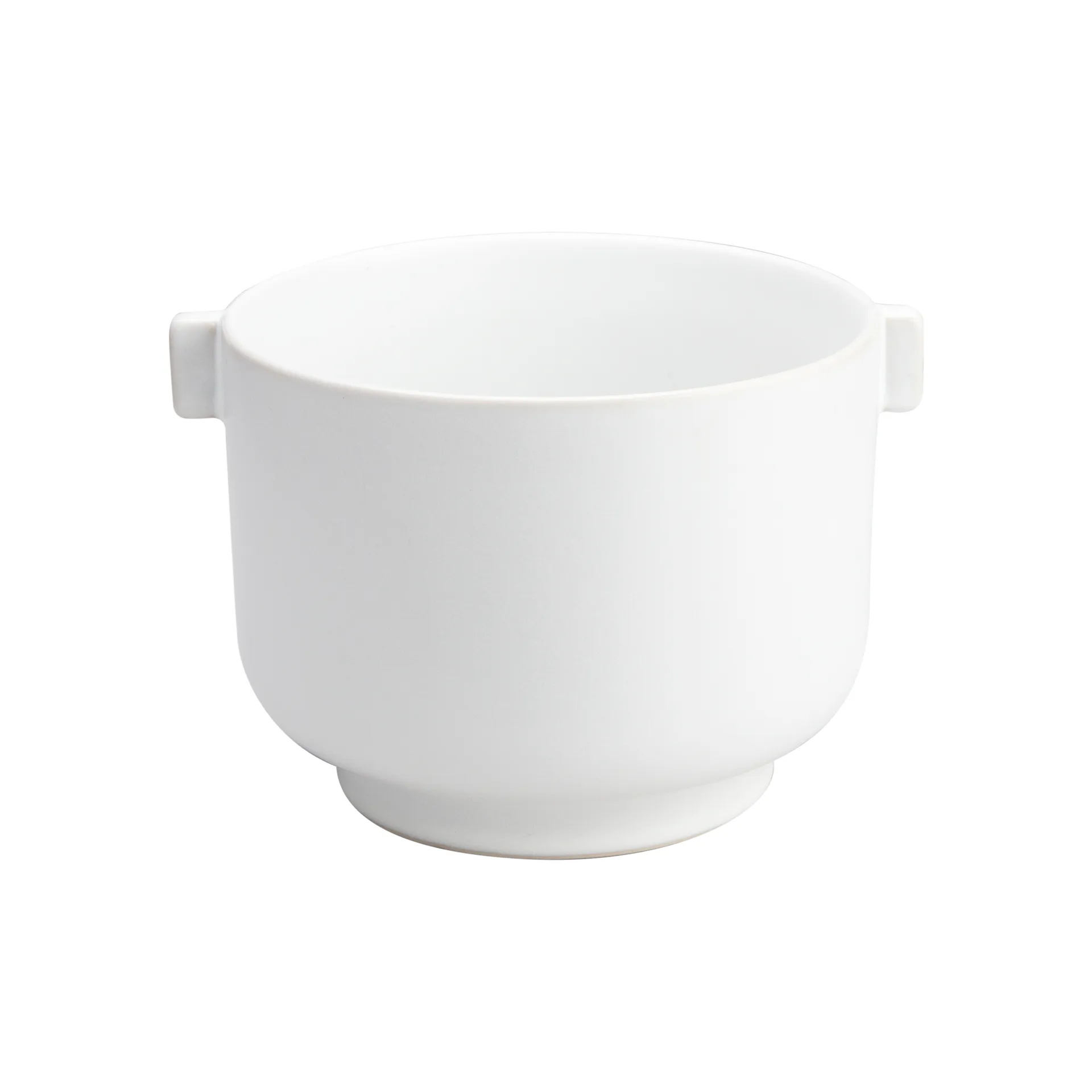 Ernst flower pot with handle white sand Ø19.5 cm, 15 cm ERNST