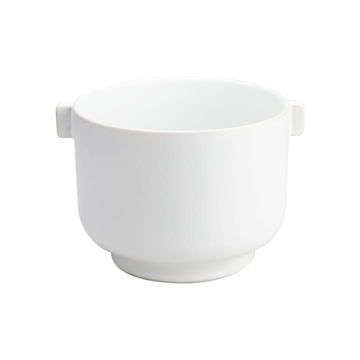 Ernst flower pot with handle white sand Ø19.5 cm - 15 cm - ERNST