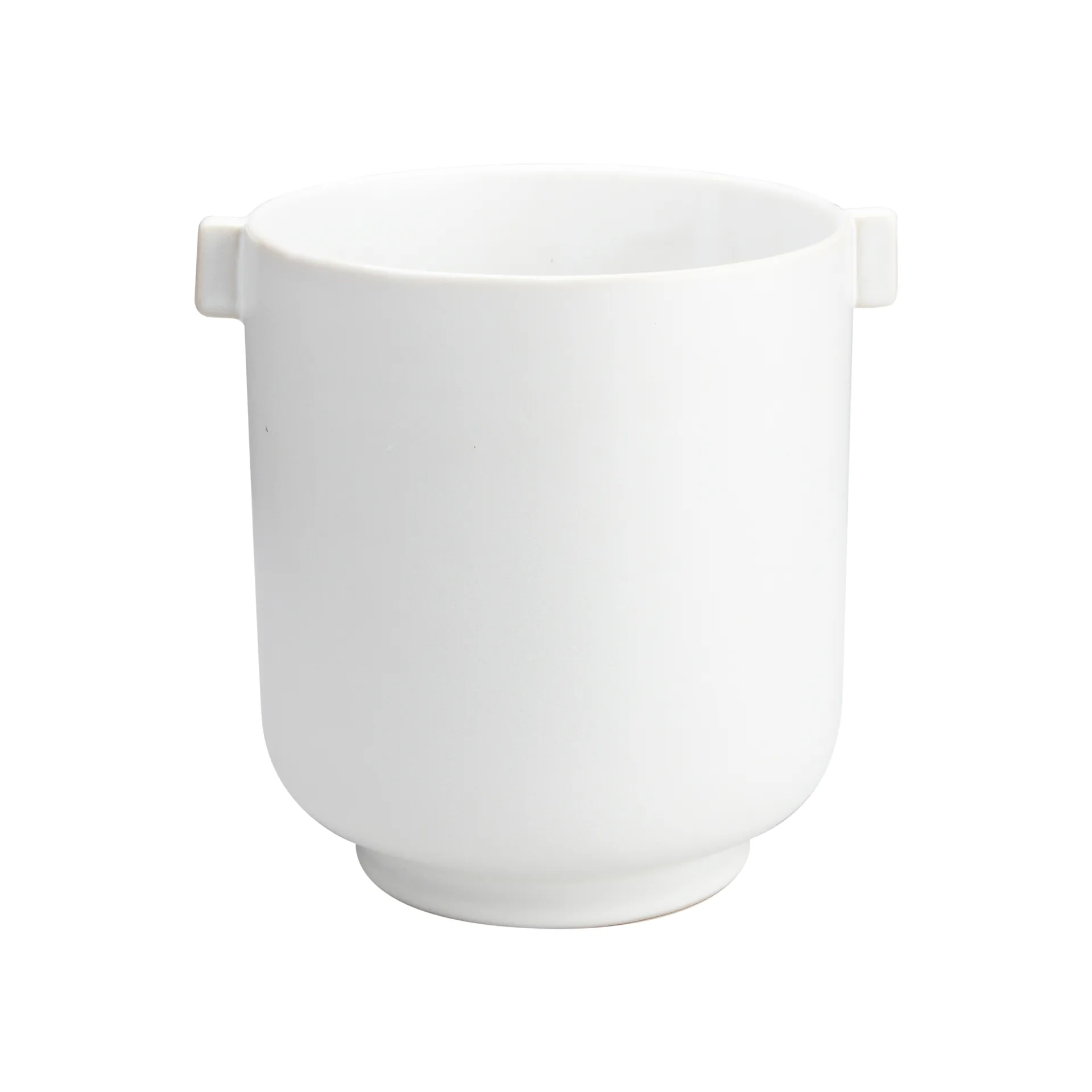 Ernst flower pot with handle white sand Ø19.5 cm, 22,5 cm ERNST