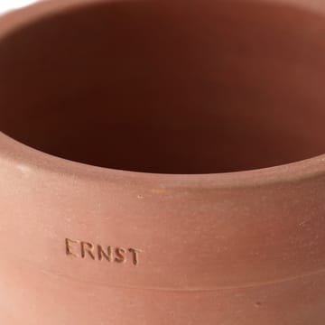 Ernst flower pot with saucer rustic terracotta - Ø17 cm - ERNST