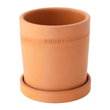 Ernst flower pot with saucer terracotta - Ø19 cm - ERNST