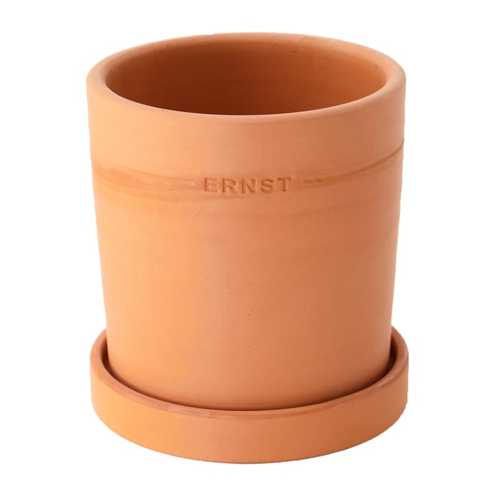 Ernst flower pot with saucer terracotta - Ø19 cm - ERNST