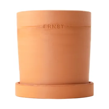 Ernst flower pot with saucer terracotta - Ø19 cm - ERNST