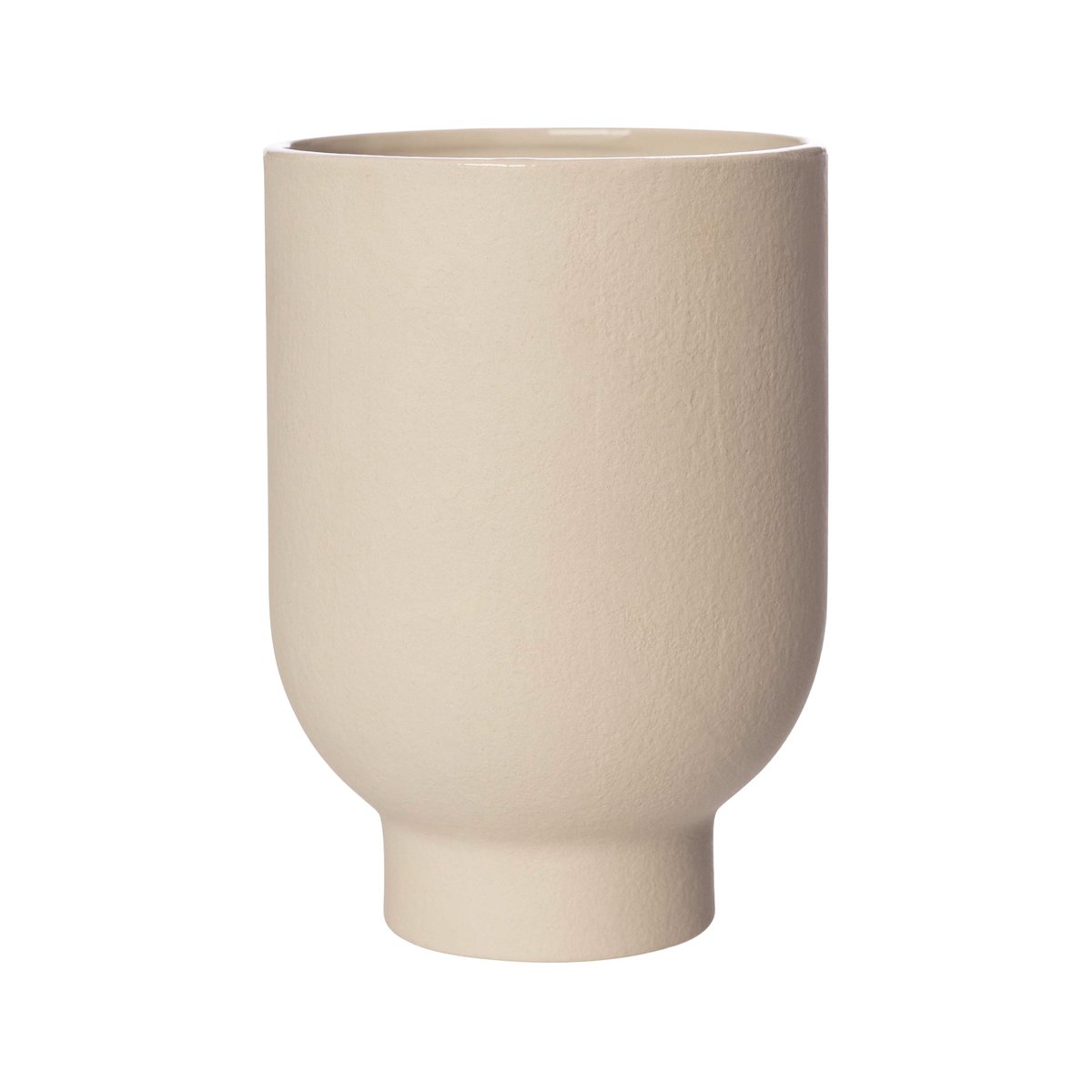 ERNST Ernst footed flowerpot ø20 cm | Scandinavian Design | Flower pots | Beige