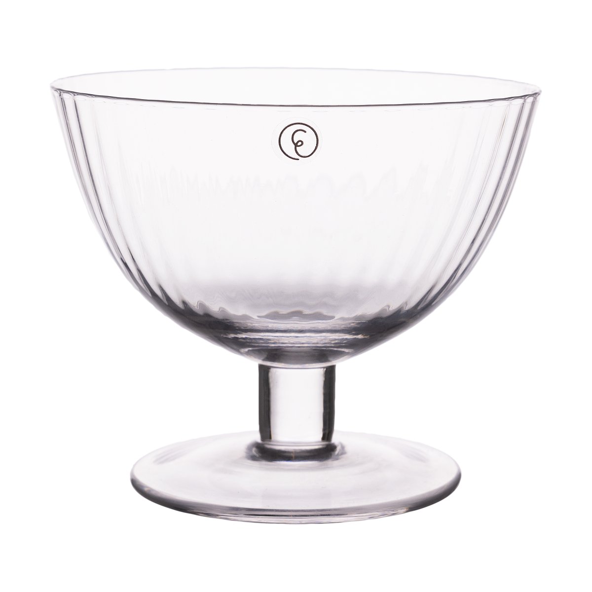 Ernst glass bowl with foot 2-pack o10.7 cm | Scandinavian Design | Serving bowls | Transparent