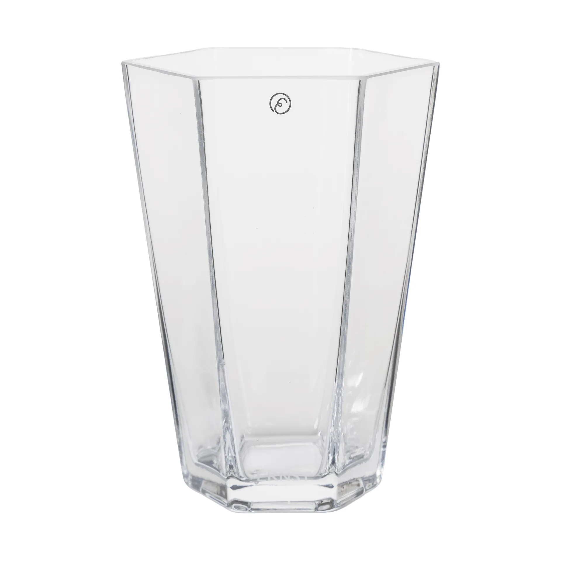Ernst glass vase, 12.5x8x17 cm ERNST
