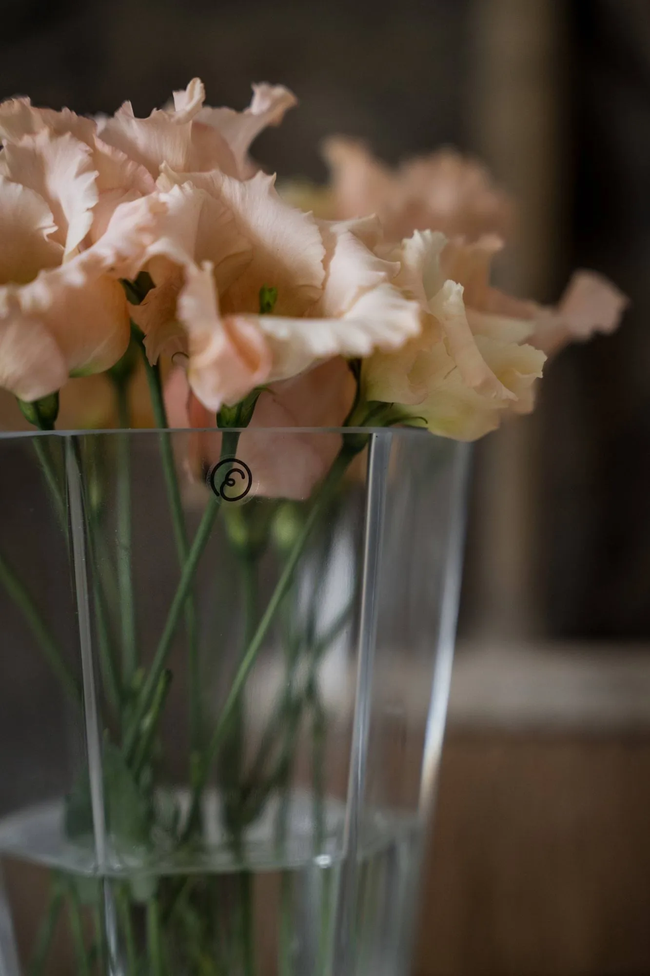 Ernst glass vase, 12.5x8x17 cm ERNST