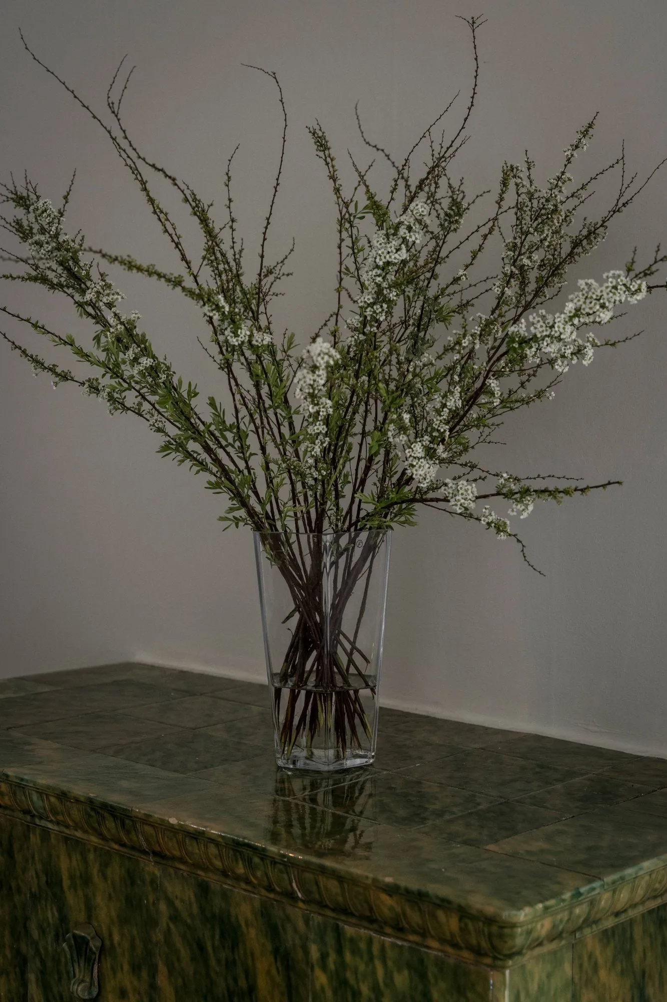Ernst glass vase, 17x14.5x25 cm ERNST