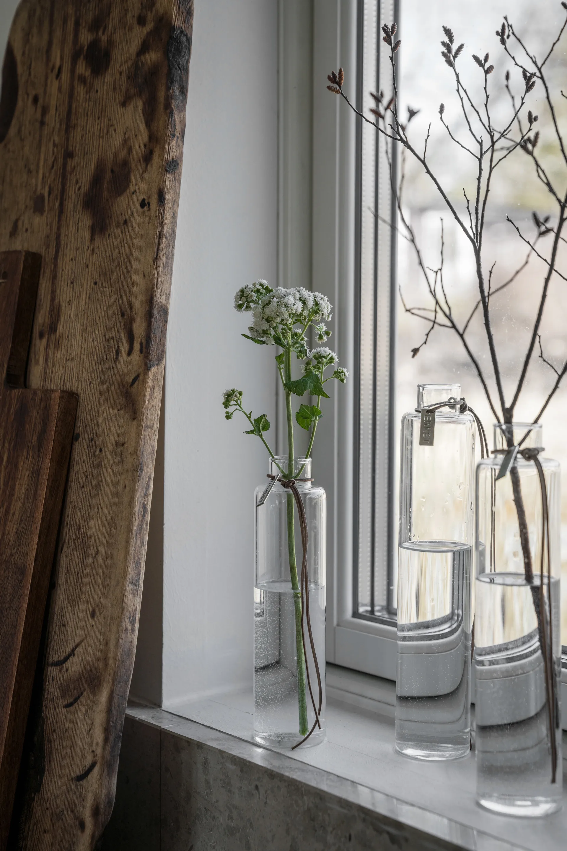 Ernst glass vase Ø5 cm, H 20 cm ERNST