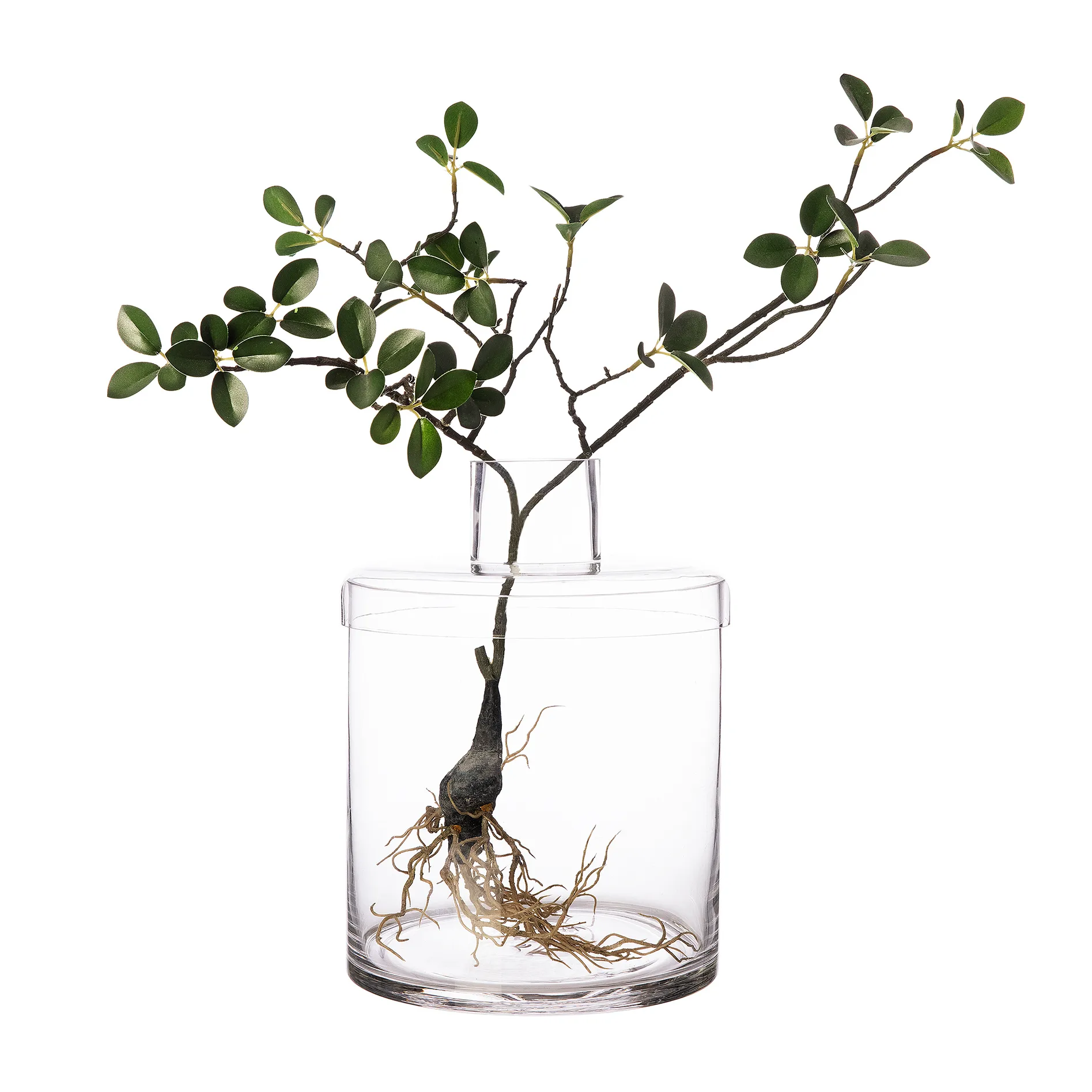 Ernst glass vase clear, Ø20.8 cm ERNST