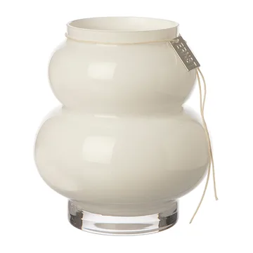 Ernst glass vase curved 14 cm - White - ERNST