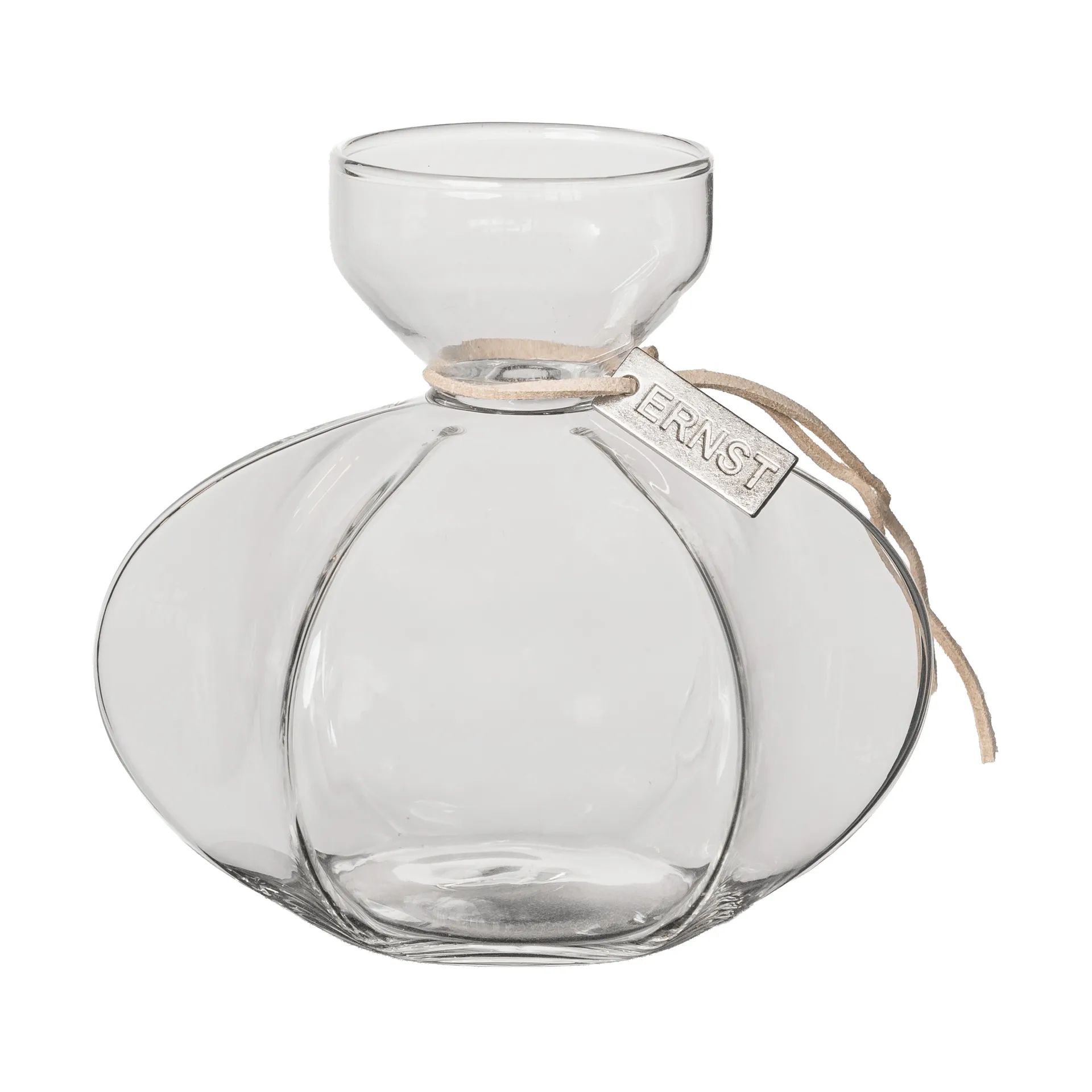 Ernst glass vase for sprig or core, Ø10x10 cm ERNST