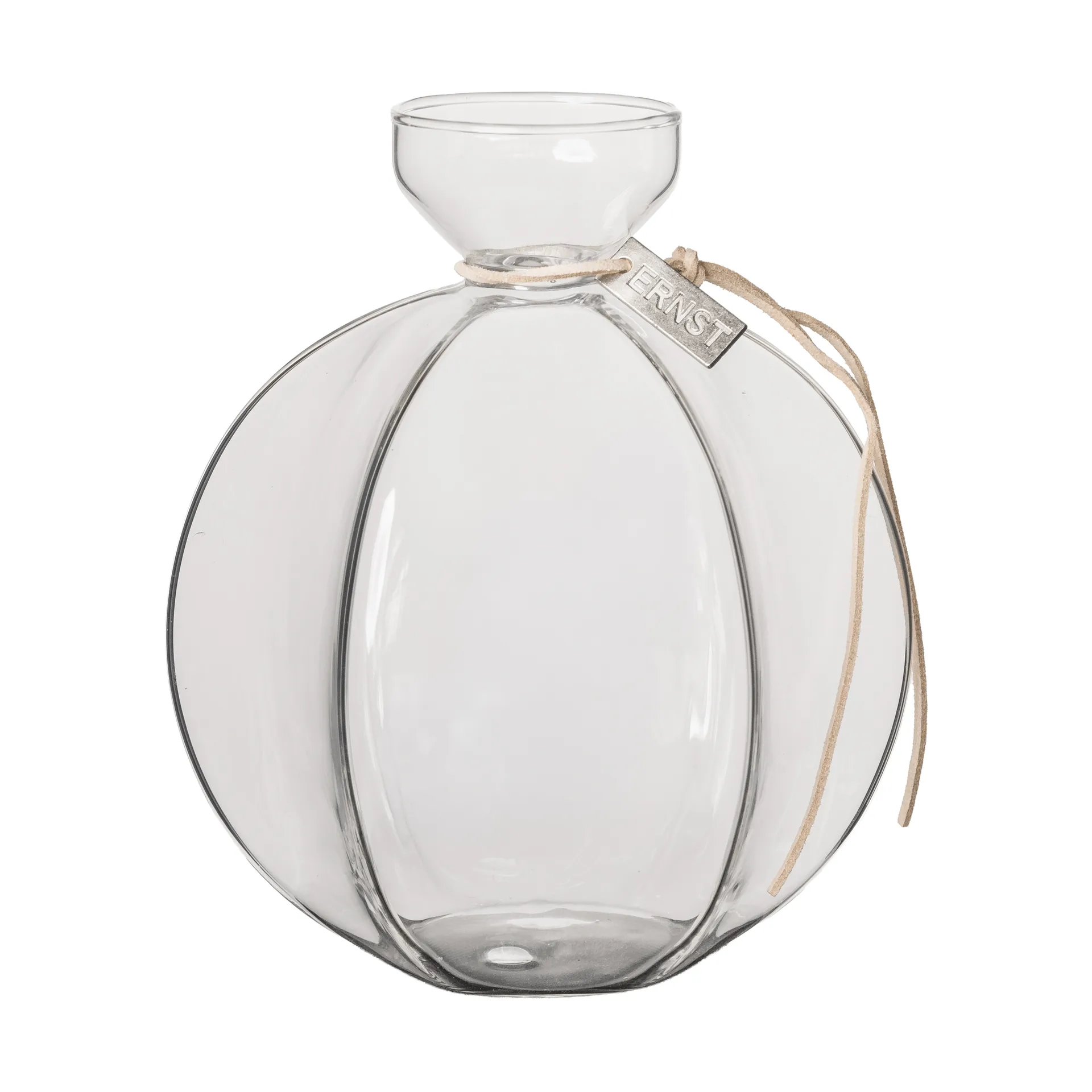 Ernst glass vase for sprig or core, Ø13x15 cm ERNST