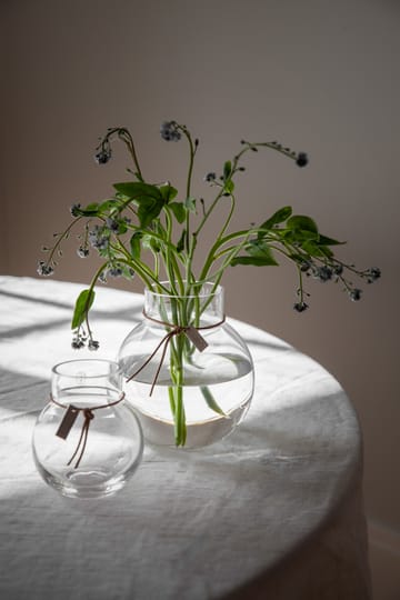 Ernst glass vase H14cm Ø13cm - clear - ERNST