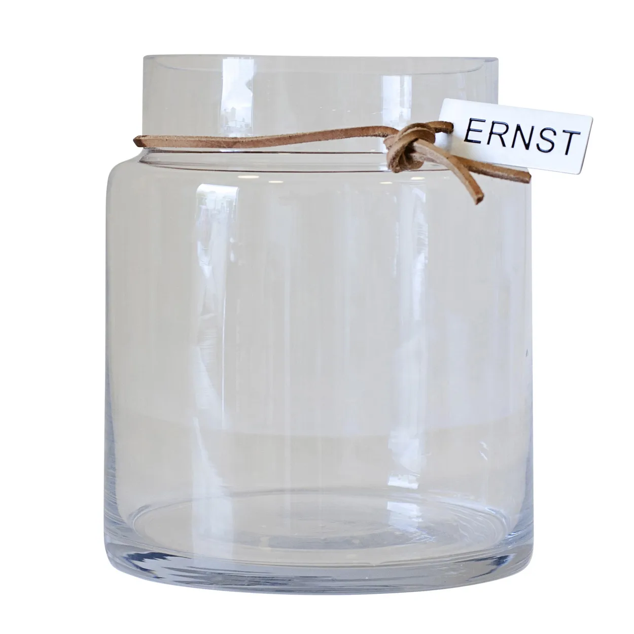 Ernst glass vase H22.5cm o12.5cm clear | Scandinavian Design | Vases | Transparent