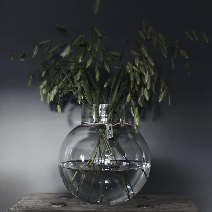 Ernst glass vase H22cm Ø21cm - clear - ERNST