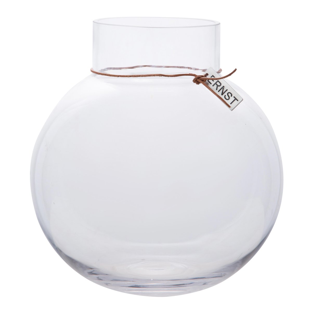 Ernst glass vase H25cm o24cm clear | Scandinavian Design | Vases | Transparent