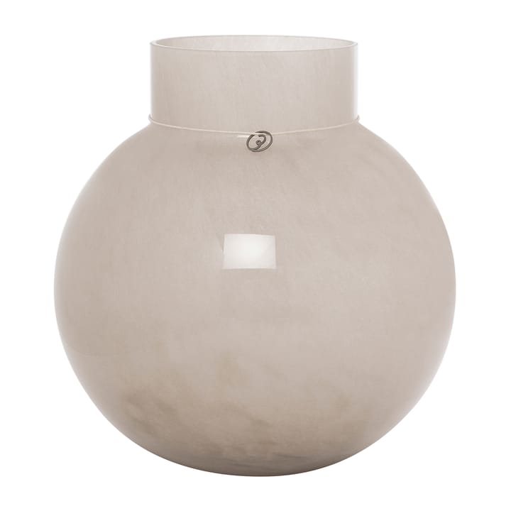 Ernst glass vase round beige - H25 cm Ø24 cm - ERNST