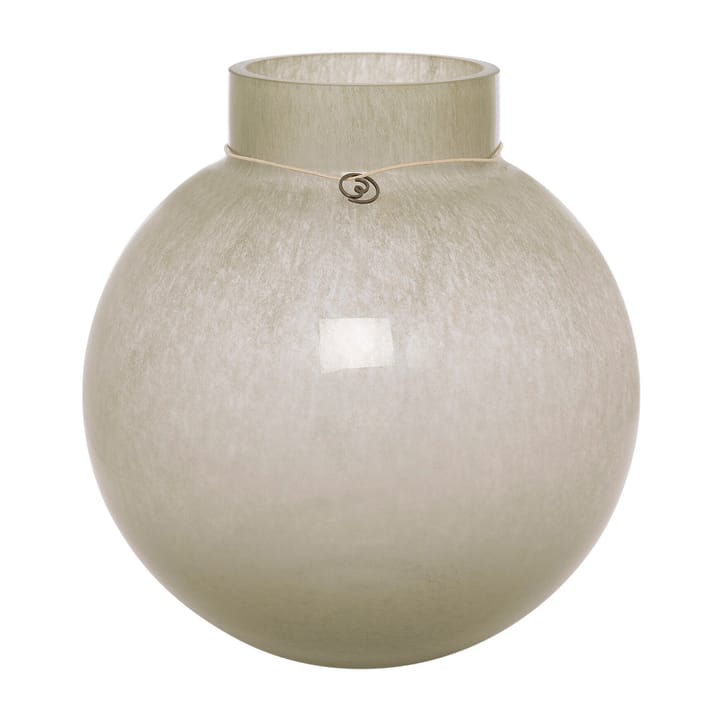 Ernst glass vase round green - H22 cm Ø21 cm - ERNST