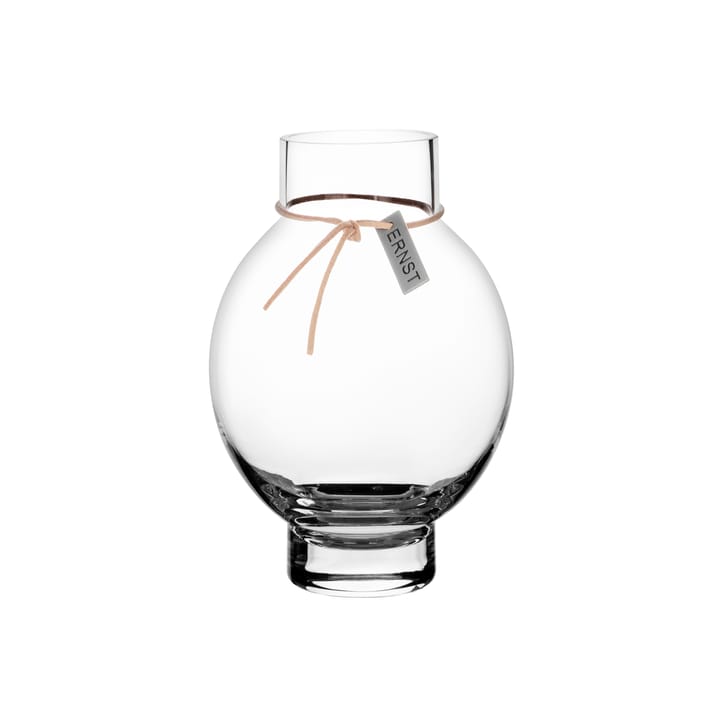 Ernst glass vase with base - 15 cm - ERNST
