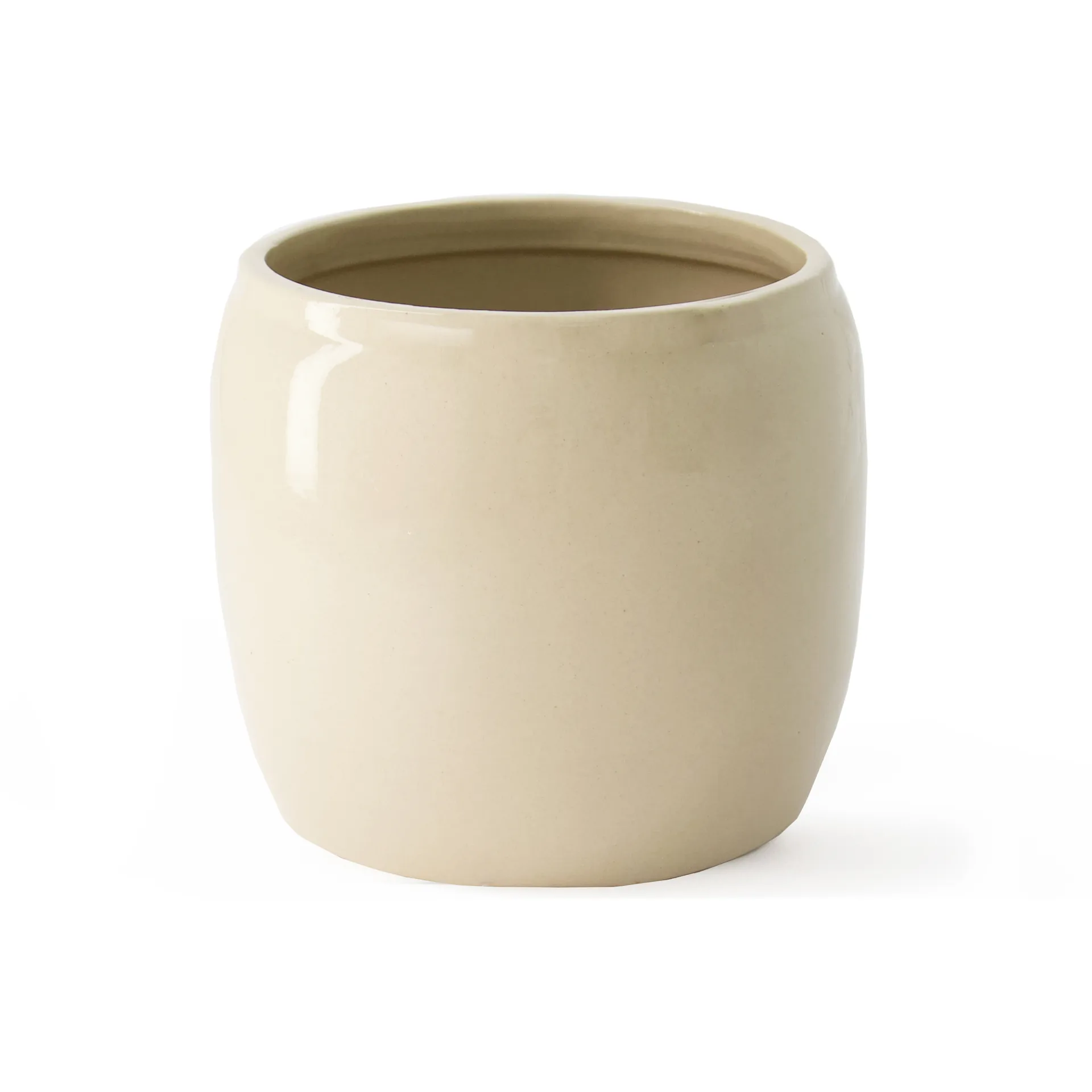 Ernst glazed flower pot Ø17.5 cm, Beige ERNST
