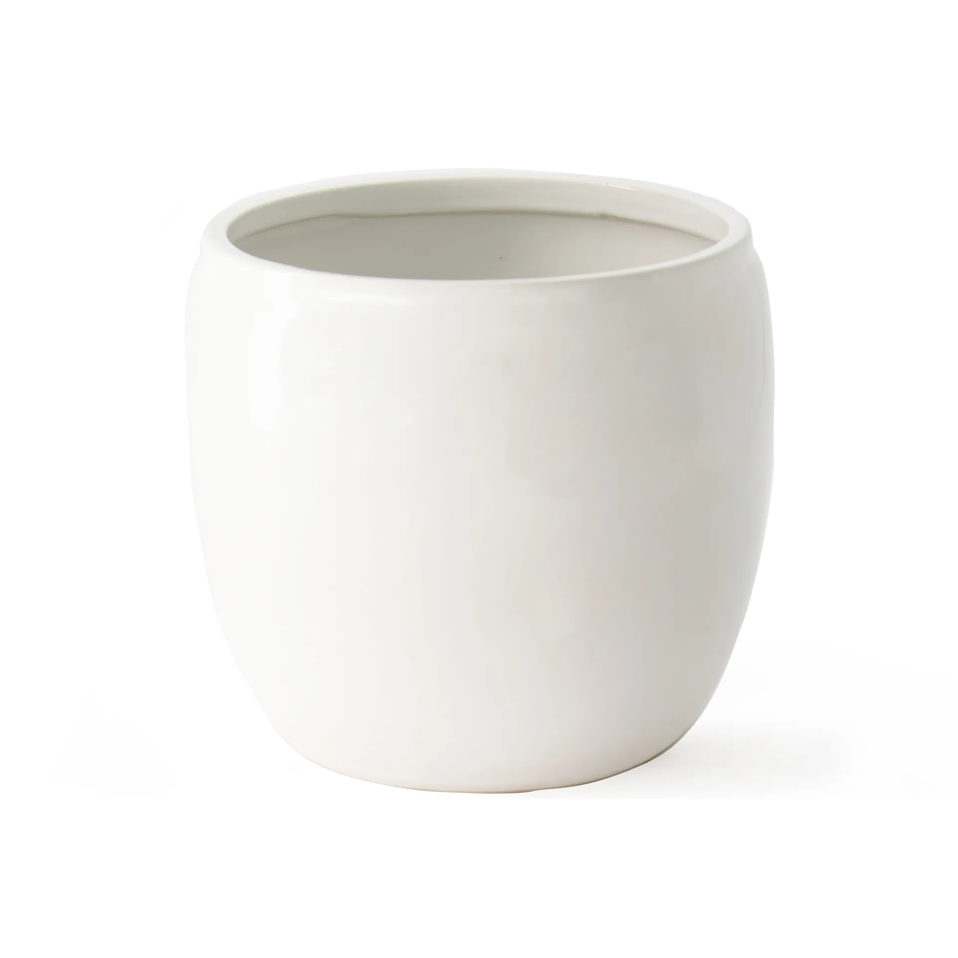 Ernst glazed flower pot Ø17.5 cm, White ERNST