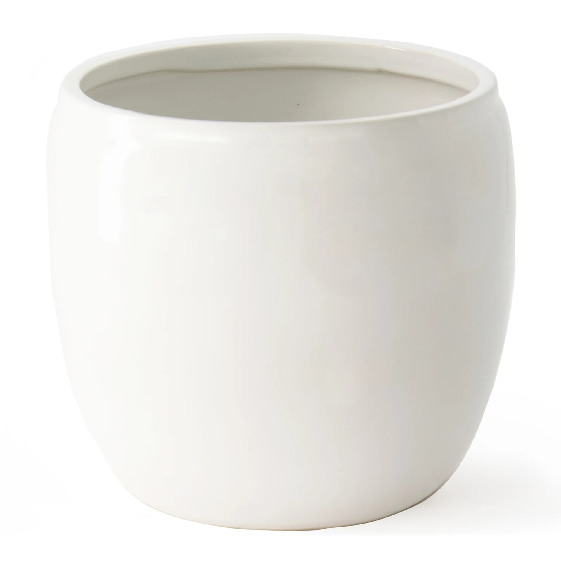 Ernst glazed flower pot Ø22.5 cm, White ERNST