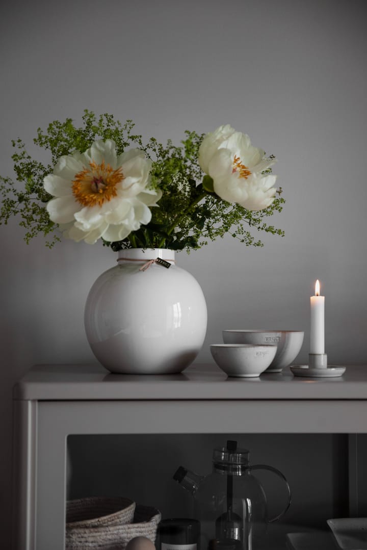 Ernst glazed vase white - Ø10 cm - ERNST