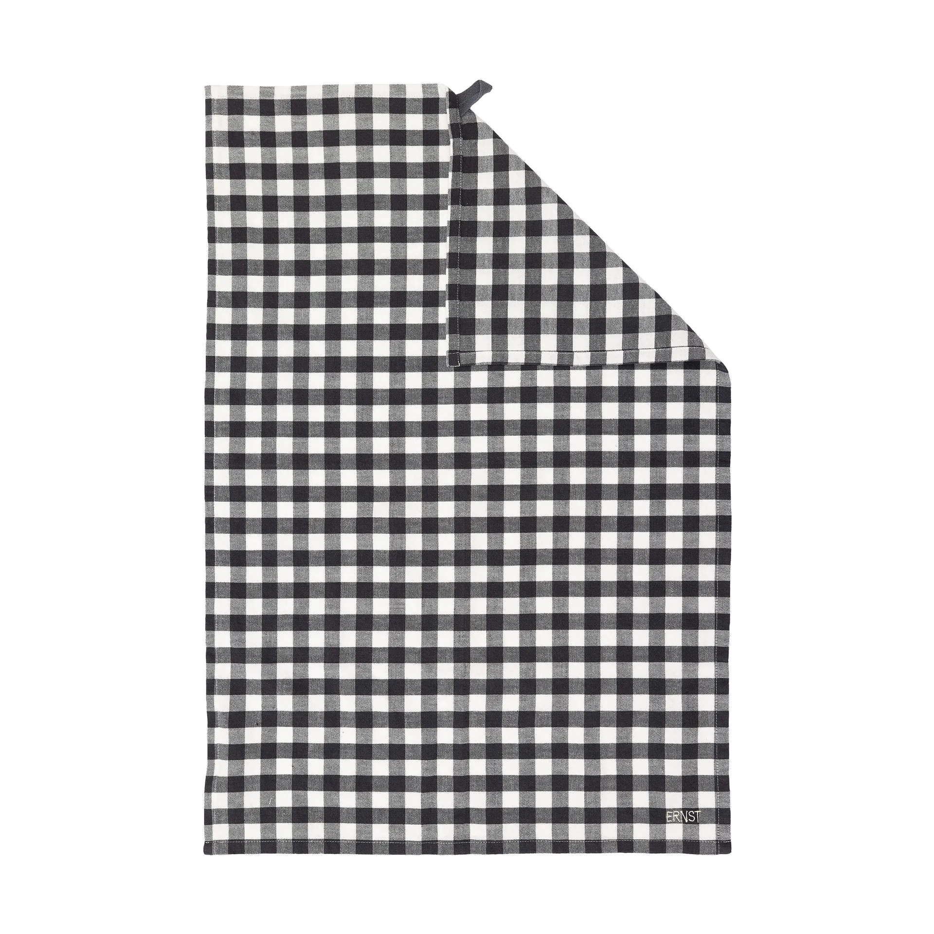 Ernst kitchen towel checkered 47x70 cm, Grey-blue-white ERNST
